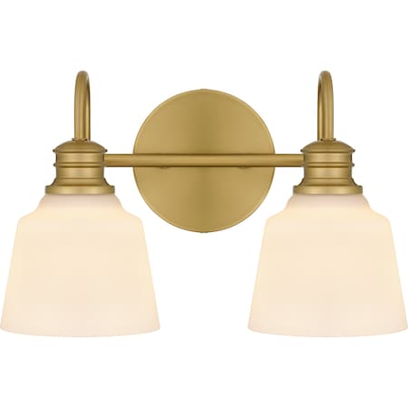 Quoizel Hinton Bath 2 Lights Aged Brass HIN8614AB